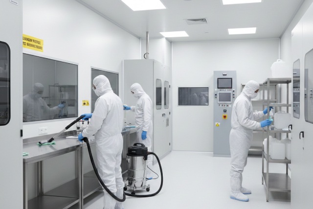 Nettoyage salle blanche