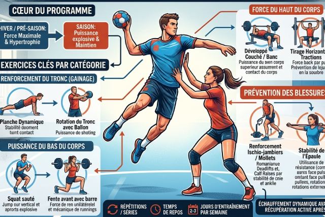 musculation handballeurs