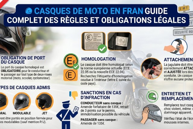 Casques moto